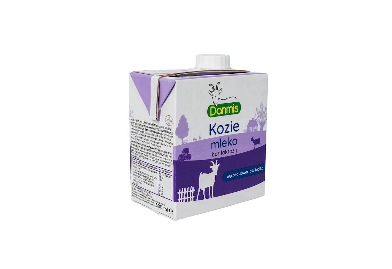 LAKTOSEFREIE ZIEGENMILCH 500 ml – DANMIS MHD: 10-2026