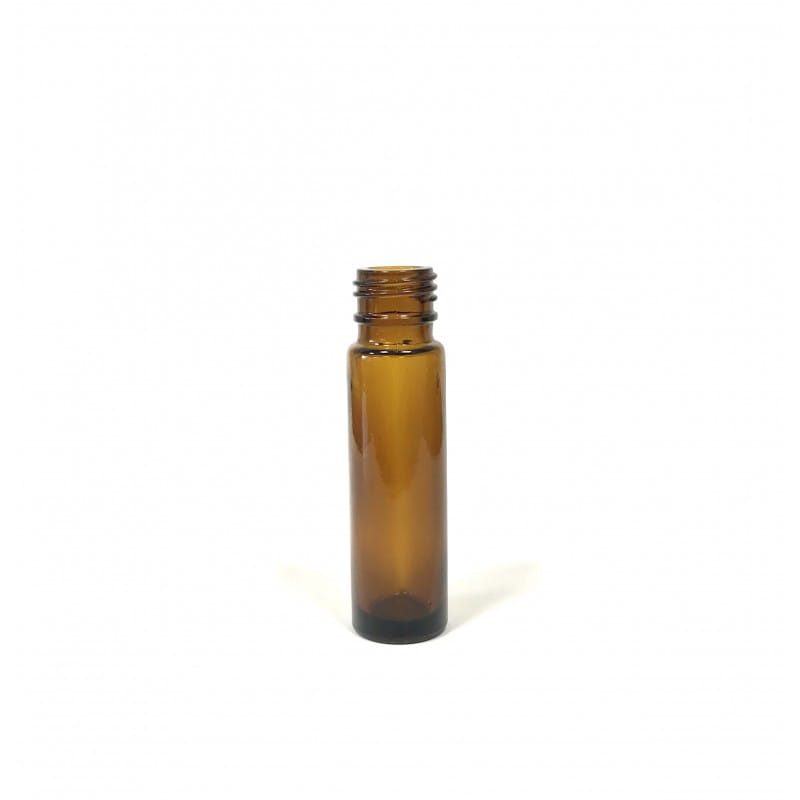 Roll-on Warchem-Flasche mit weißem Deckel und transparentem Körper, ideal für chemische Lösungen, auf weißem Hintergrund