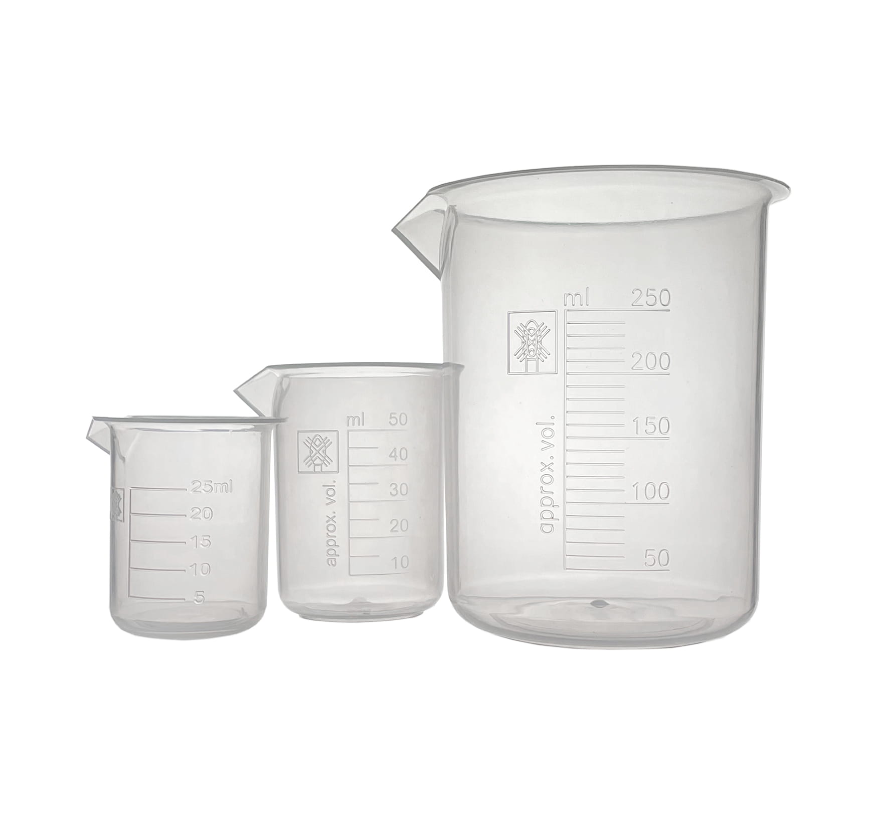 Beacker PP-Kunststoff gepresste Waage 25 ml von Warchem, präzise Messwaage für chemische Anwendungen