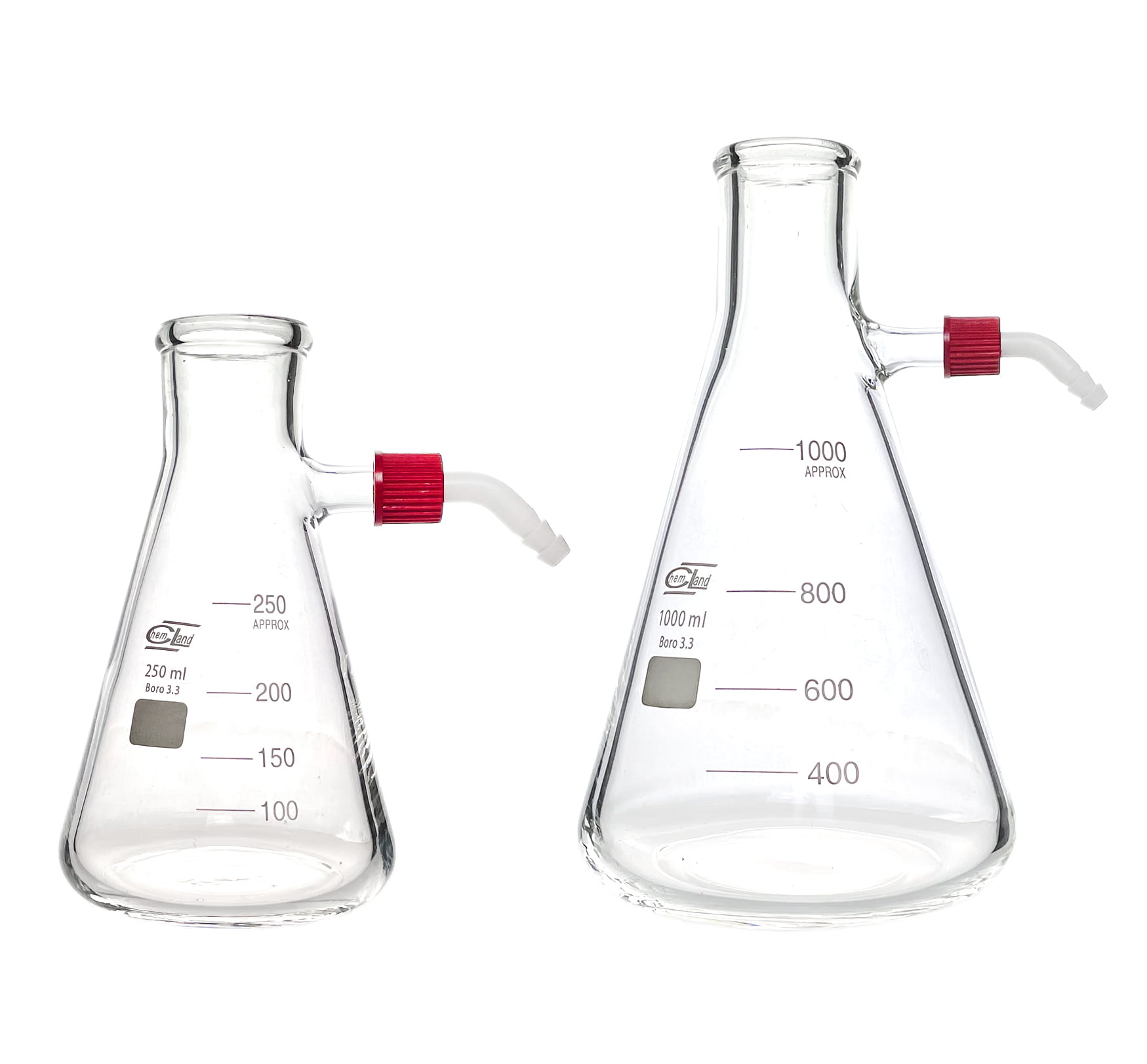 Vakuumflasche mit PP-Stoff 250ml von WARCHEM, isolierte Trinkflasche mit schwarzem Deckel und robustem Material.