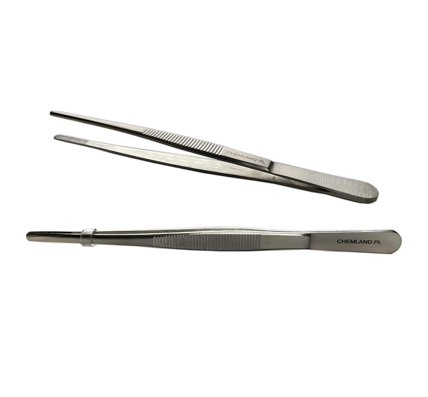 Metallpinzette von Warchem mit feiner Spitze, ideal für präzises Greifen und Handhabung in Labor und Technik.
