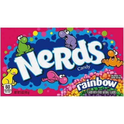 Wonka Nerds Rainbow Box 141g - Biolaboratorium