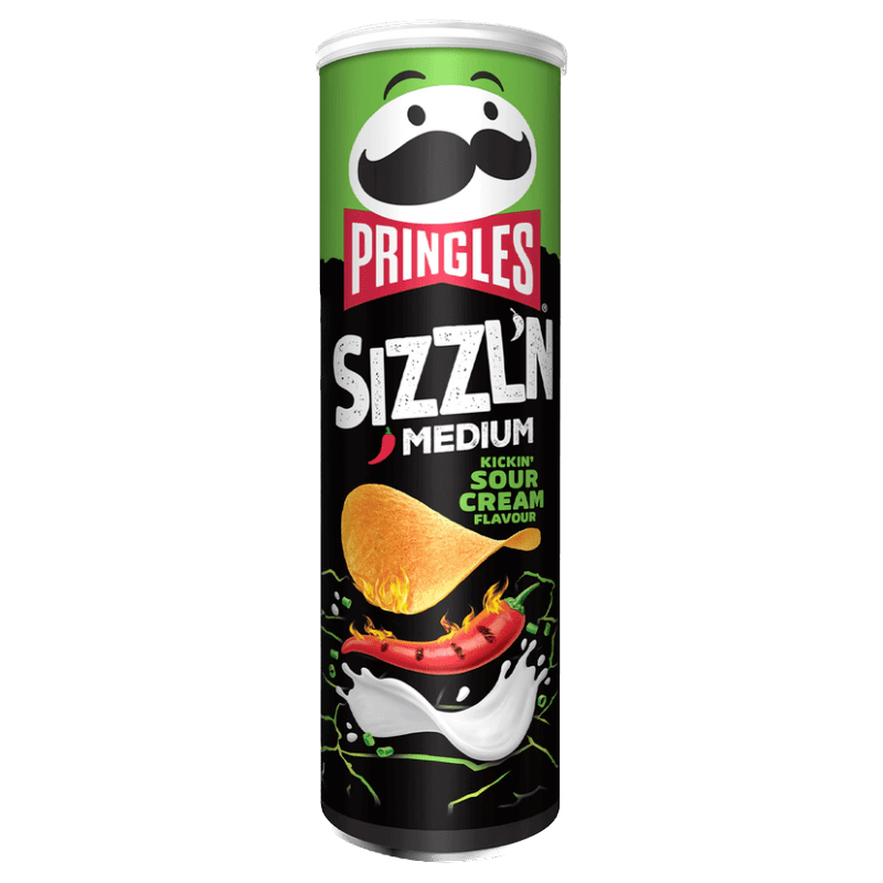 Pringles SIZZLN Kickin Sour Cream - Biolaboratorium