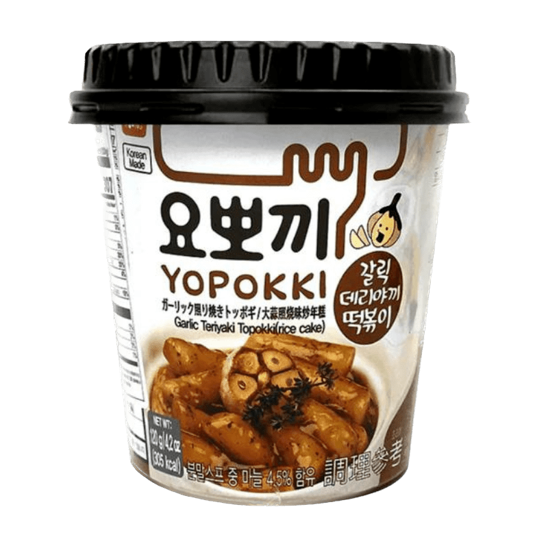 Yopokki Cup Knoblauch Teriyaki Topokki - Biolaboratorium