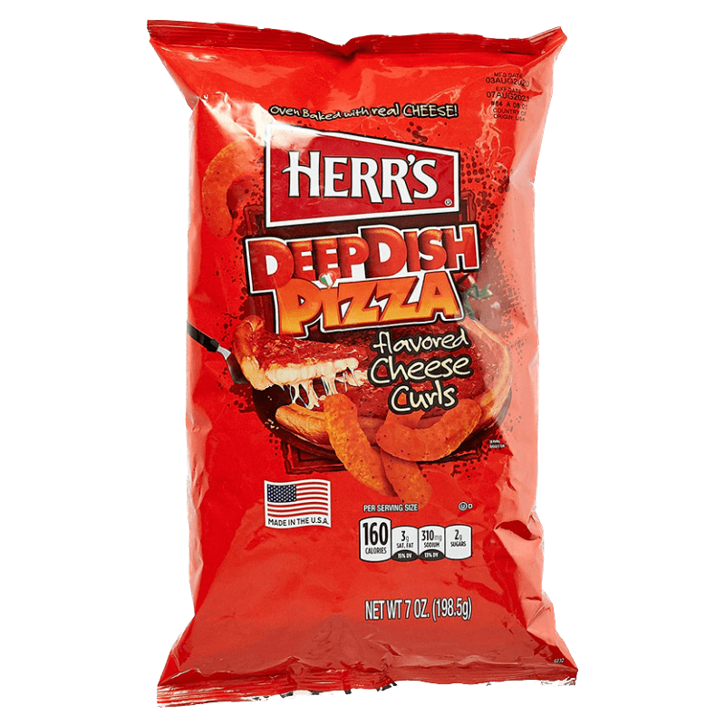 Herr's Deep Dish Pizza Cheese Curls - Biolaboratorium
