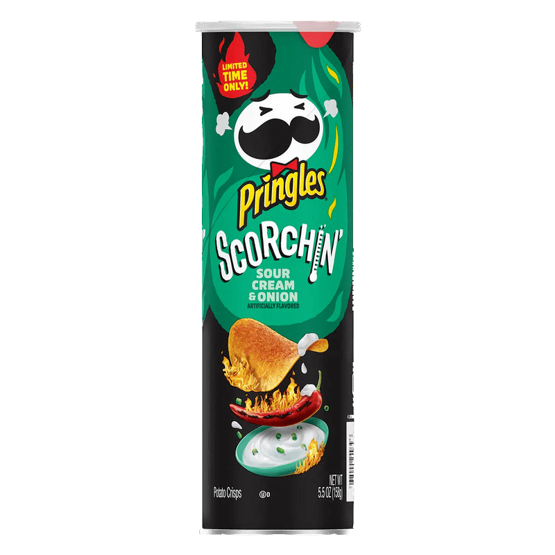Pringles Scorchin' Sour Cream & Onion - Biolaboratorium