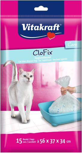 CLOFIX Hygienebeutel für Katzentoiletten 15 Stk. - VITAKRAFT - Biolaboratorium