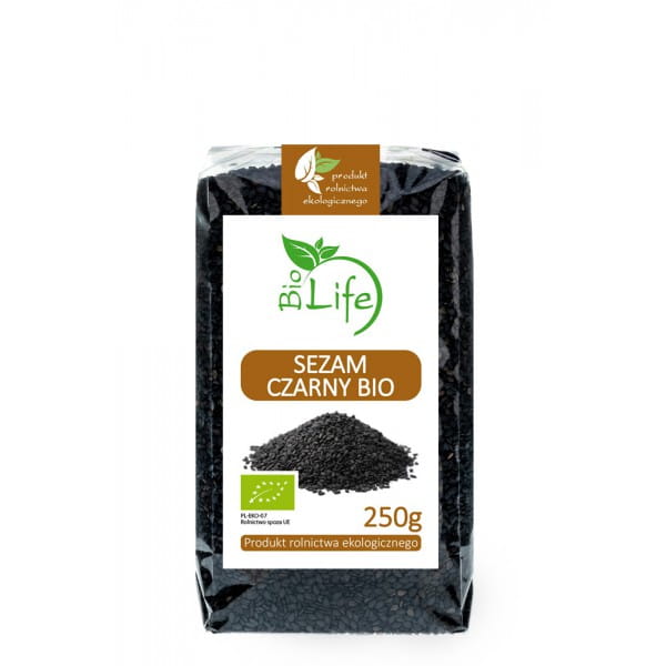 Schwarzer Sesam 250g EKO BIO LIFE - Biolaboratorium