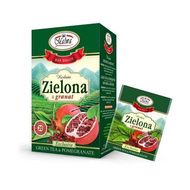 Grüner Tee + Granatapfel Fix 20 x 15g MALWAV - Biolaboratorium