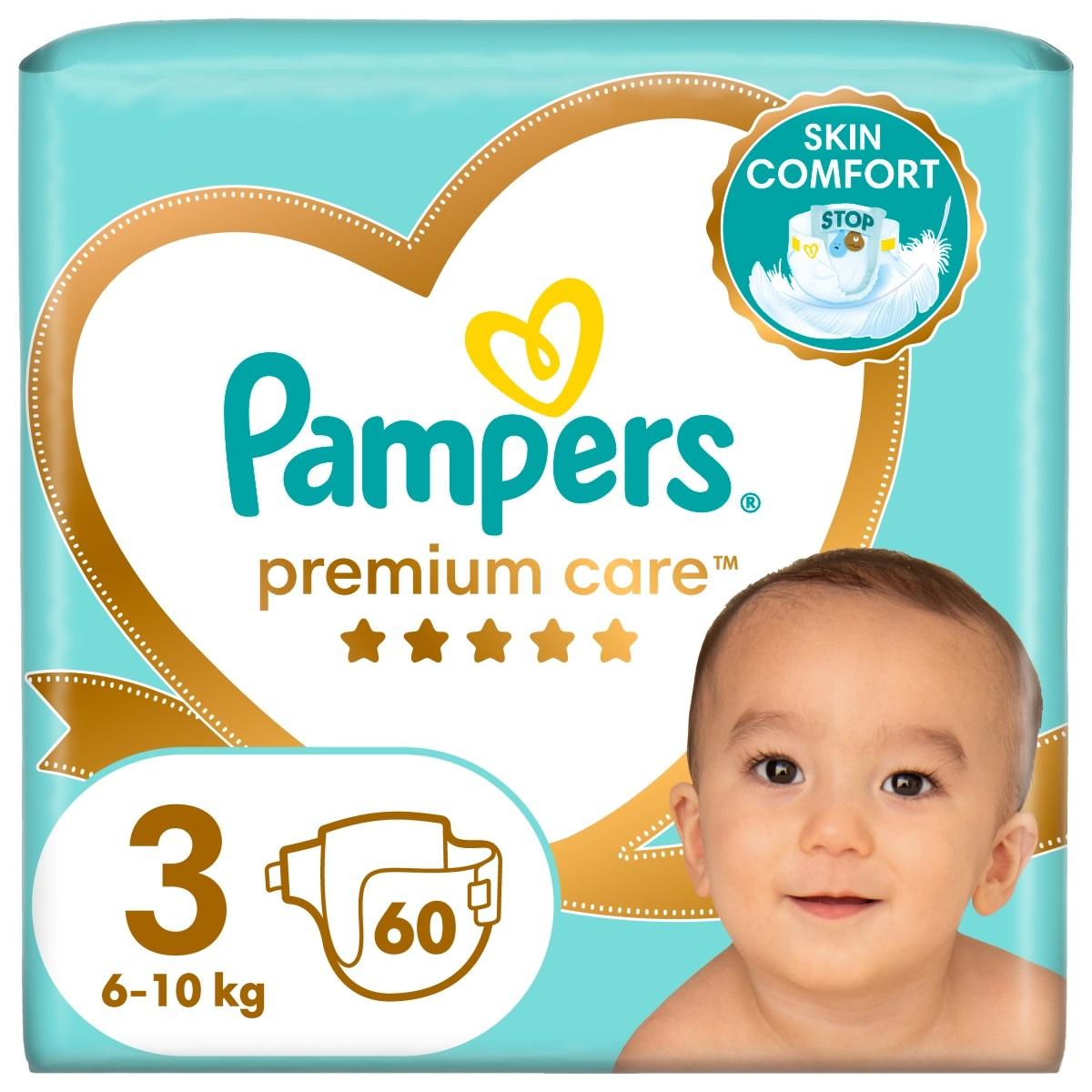 Premium Care Windeln Größe 3 Pampers 60 Stk - Biolaboratorium