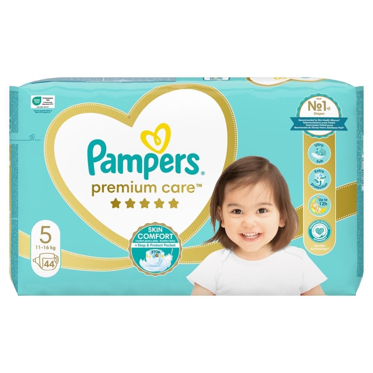 Premium Care Windeln Größe 5 Pampers 44 Stück - Biolaboratorium