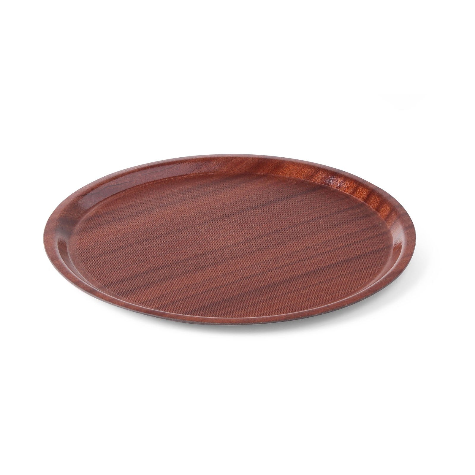 HENDI RUTSCHFESTES TABLETT RUND MAHAGONI 507865 38 CM - Biolaboratorium