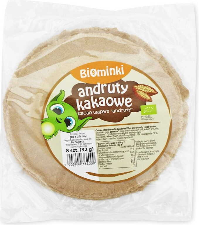 BIO-KAKAOWAFFELN 32 g – BIOMINKI MHD: 10-2026