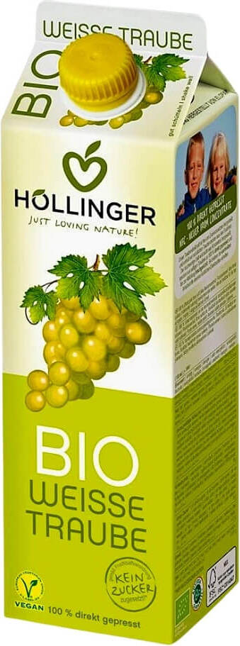 Bio-Weißtraubensaft NFC 1 l – Hollinger MHD: 10-2026