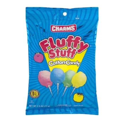 Charms Fluffy Stuff Zuckerwatte 71g - Biolaboratorium