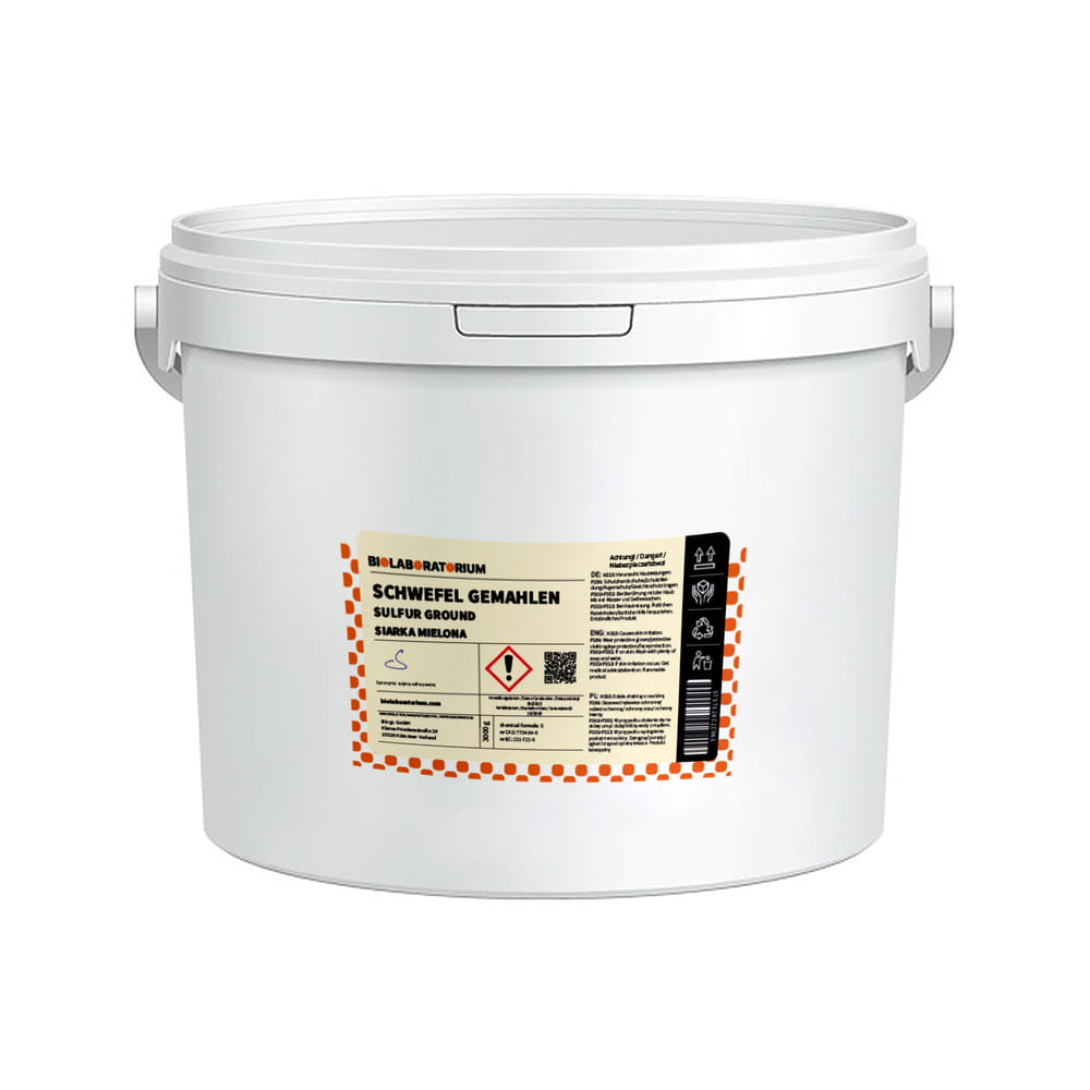 Gemahlener Schwefel 25 kg BIOLABORATORIUM - Biolaboratorium