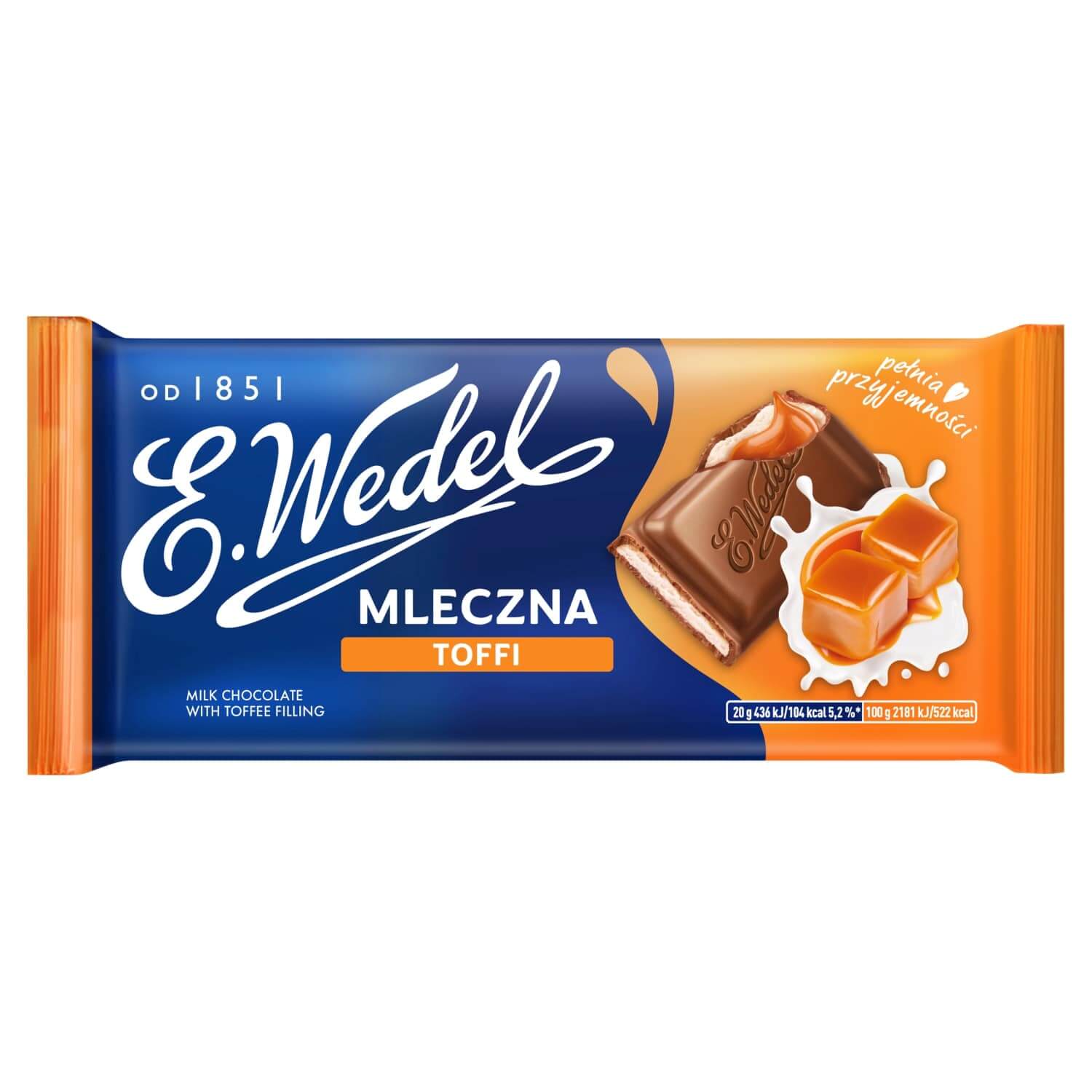 Milchschokolade-Toffee E. Wedel 100g - Biolaboratorium