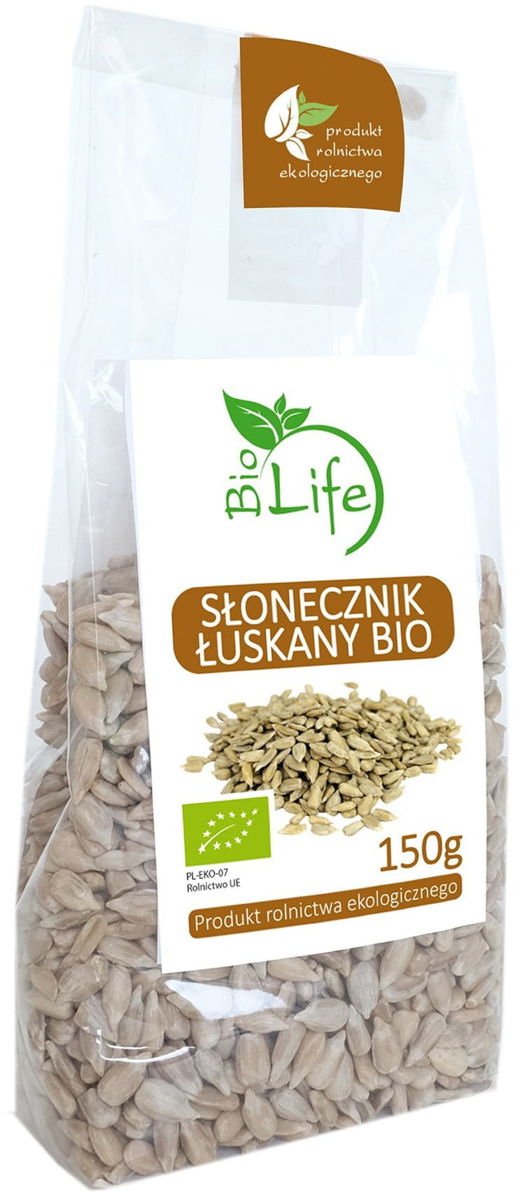 Geschälte Sonnenblumenkerne 150g EKO BIO LIFE - Biolaboratorium