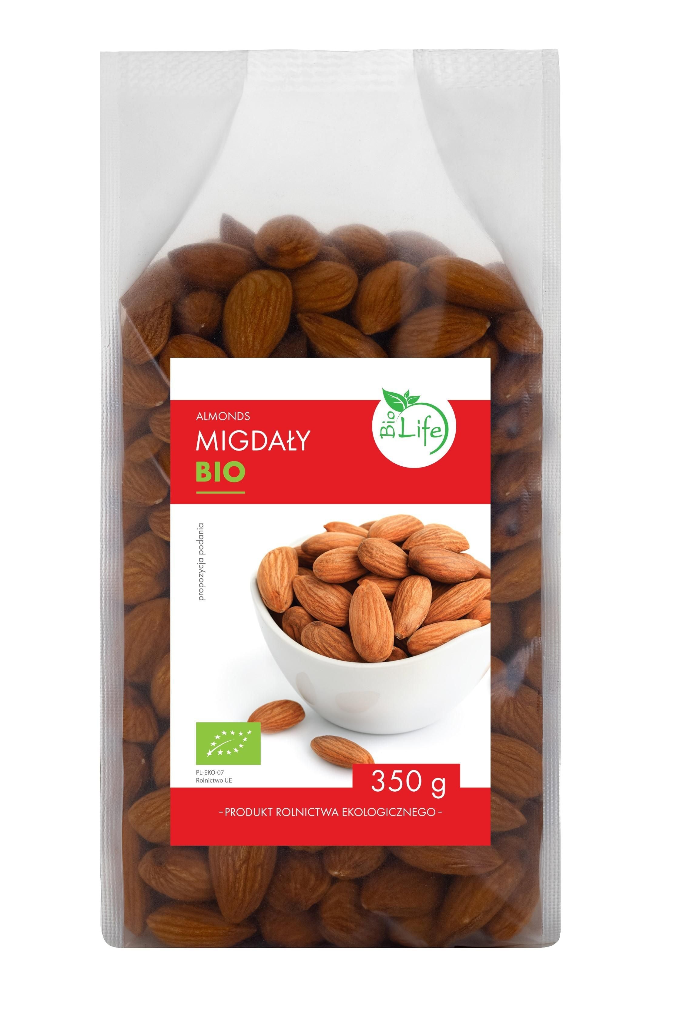Mandeln 350g ECO BIO LIFE - Biolaboratorium
