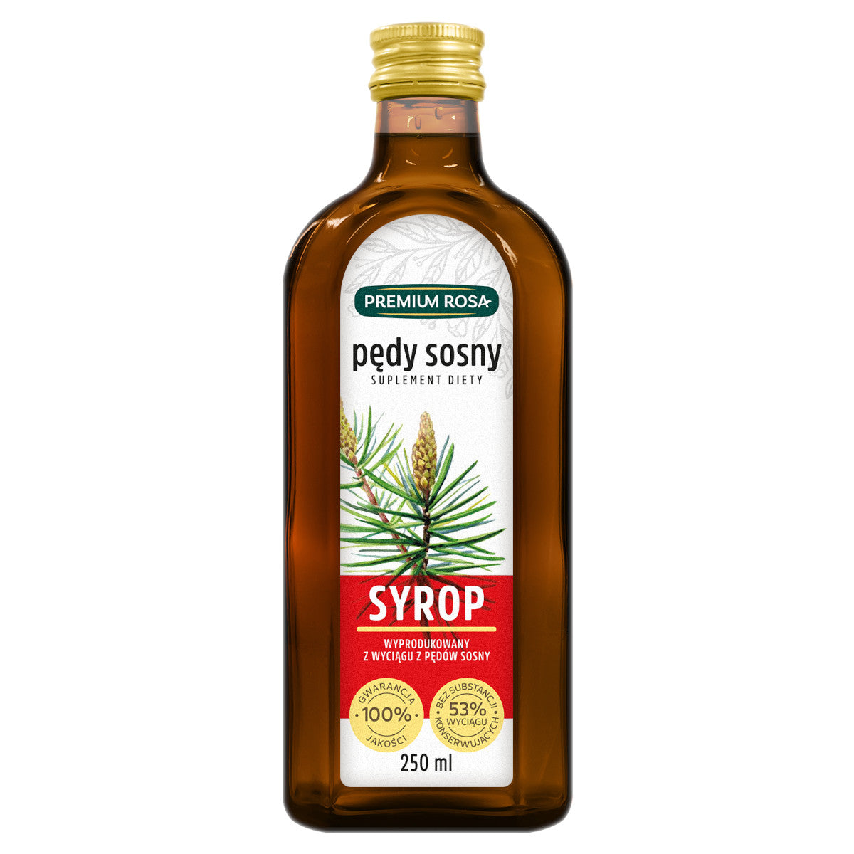 Piniensprossensirup 250 ml PREMIUM ROSA - Biolaboratorium