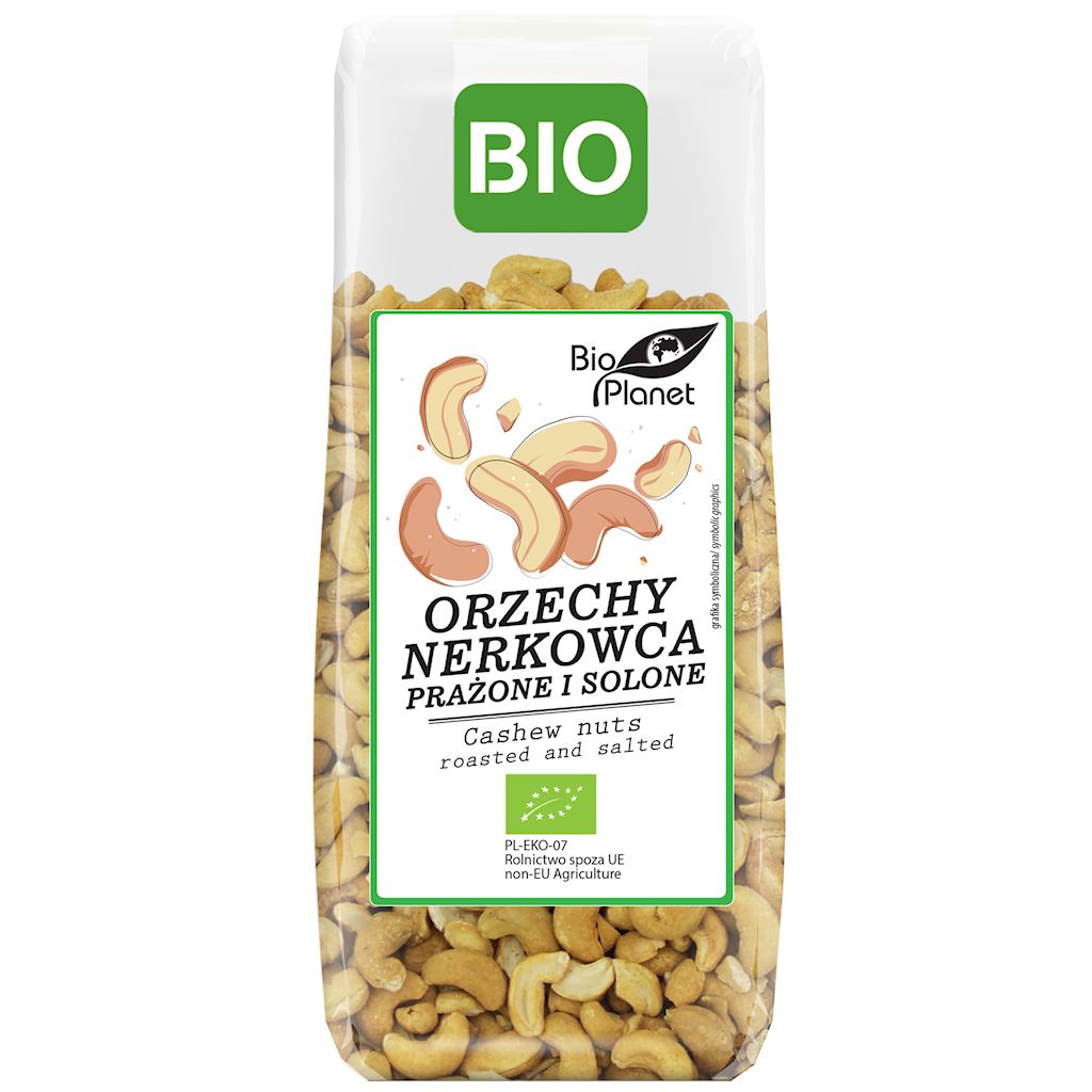 Geröstete und gesalzene Cashewnüsse BIO 100 g - BIO PLANET - Biolaboratorium