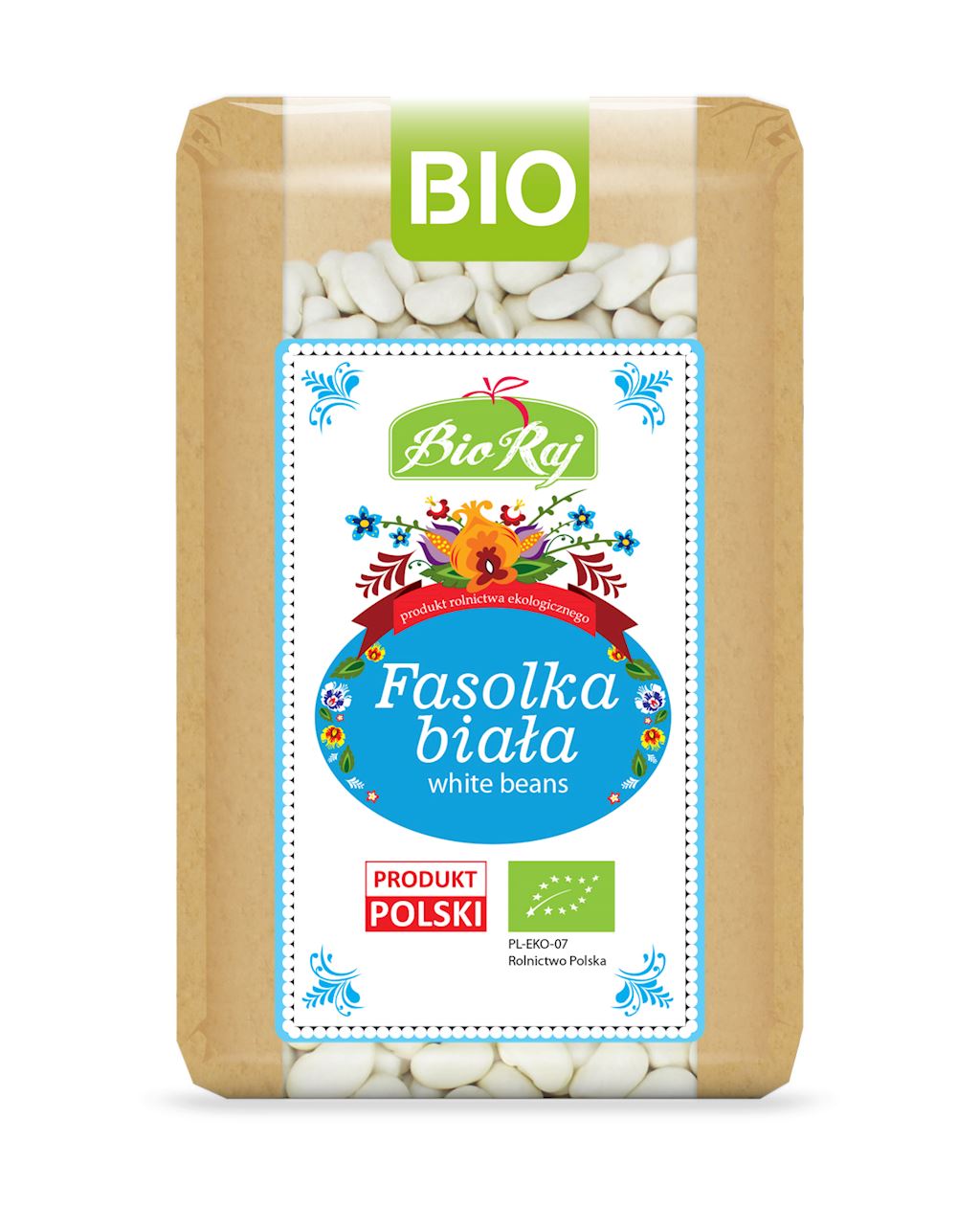 Weiße Bohnen BIO 500 g - BIO RAJ - Biolaboratorium