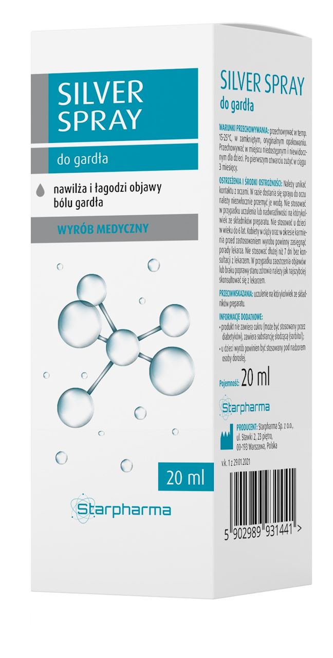Silberhalsspray 20ml STARPHARMA - Biolaboratorium