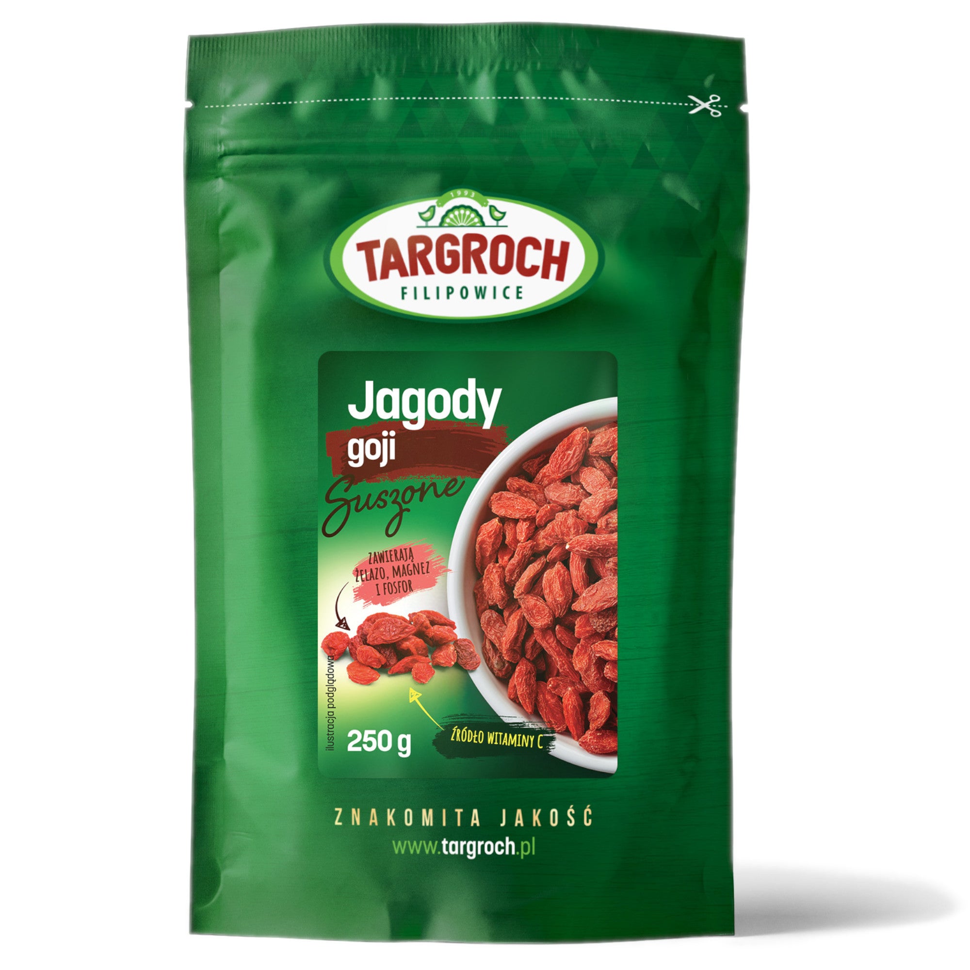 Getrocknete Goji-Beeren 250g TARGROCH - Biolaboratorium