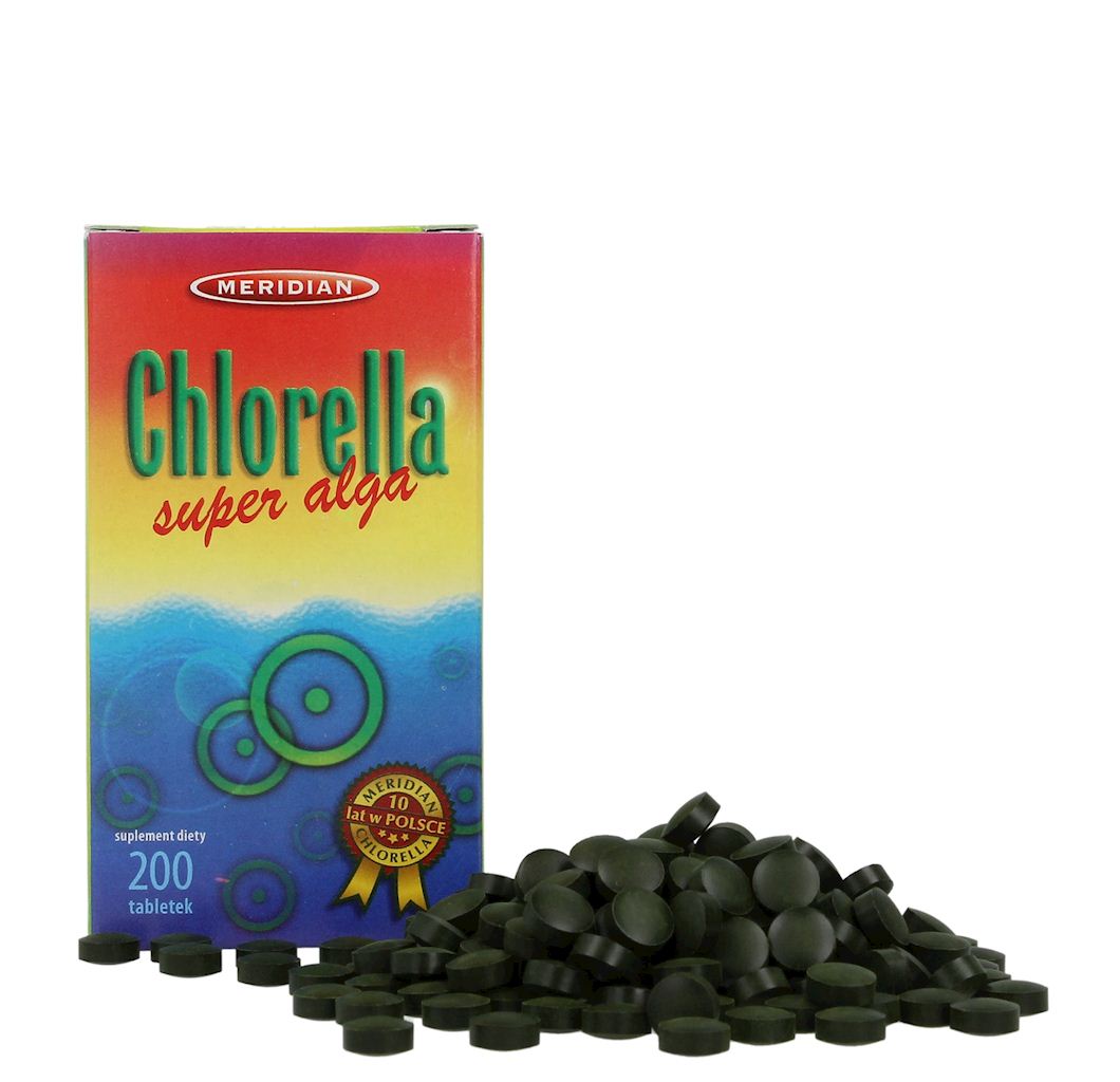 Chlorella Pressalge 200Tabl. (gebrochene Zellwand) MERIDIAN - Biolaboratorium