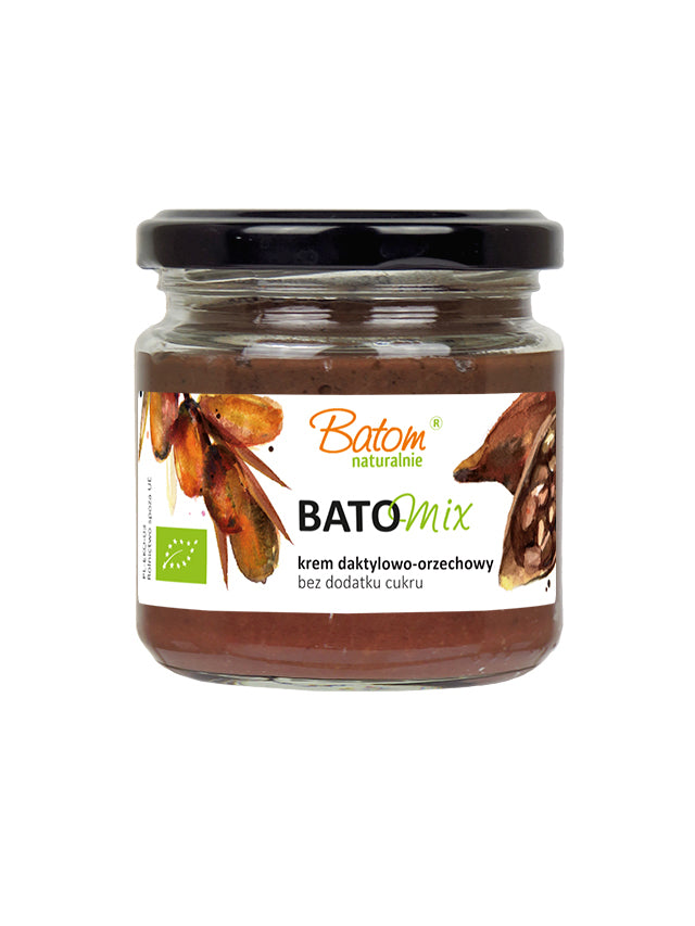 Dattel- und Kakaocreme mit Haselnüssen BIO 200 g - BATOM - Biolaboratorium