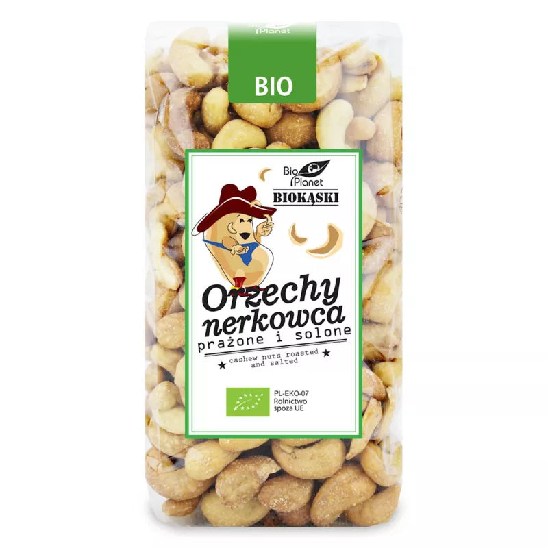 Geröstete und gesalzene Cashewnüsse BIO 350 g - BIO PLANET - Biolaboratorium