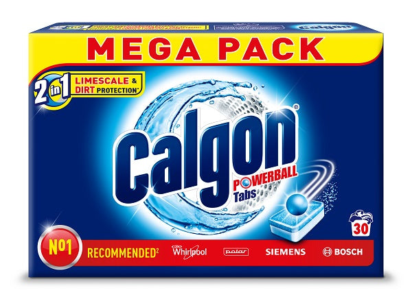 CALGON ANTI-KALK-TABLETTEN FÜR WASCHMASCHINEN 390 G (30 STÜCK) - Biolaboratorium