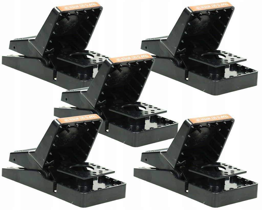 5x STARKE RATTEN- UND MÄUSEFALLE GUILOTINE MIT HOHER MECHANISMUSSTÄRKE - Biolaboratorium