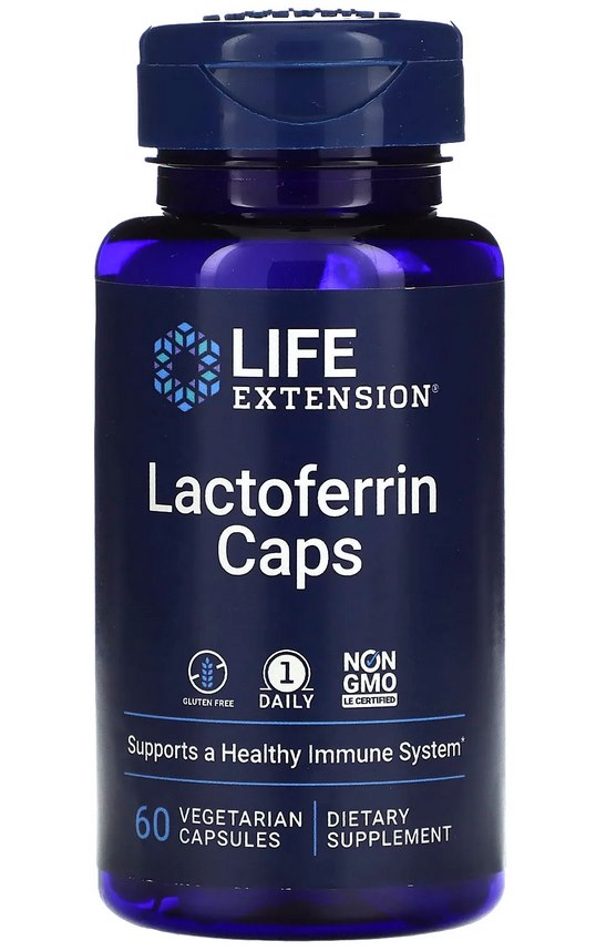 LIFE EXTENSION Lactoferrin Caps - Lactoferrin (60 Kaps.) - Biolaboratorium