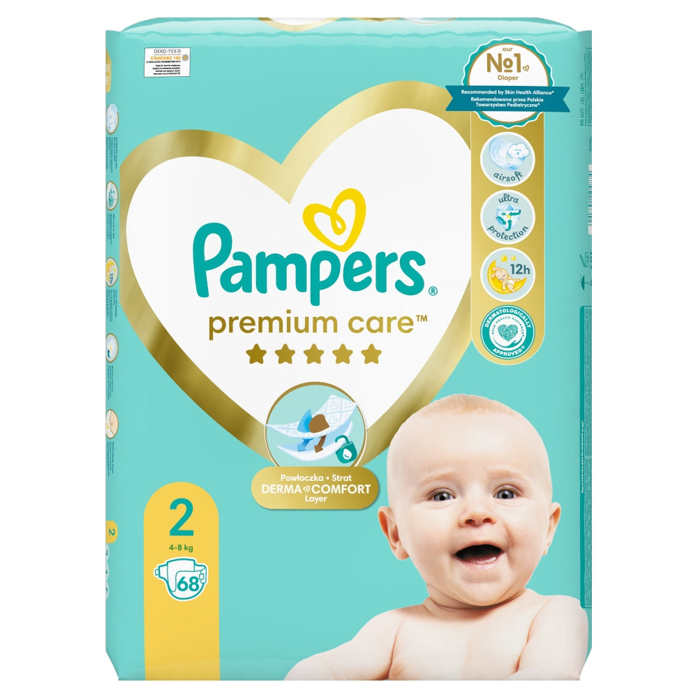 Premium Care Windeln Größe 2 Pampers 68 Stk - Biolaboratorium
