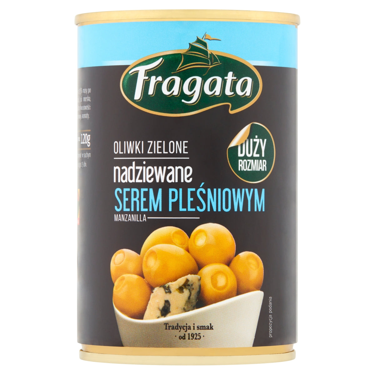 Manzanilla-Oliven gefüllt mit Blauschimmelkäse 300g Fragata - Biolaboratorium