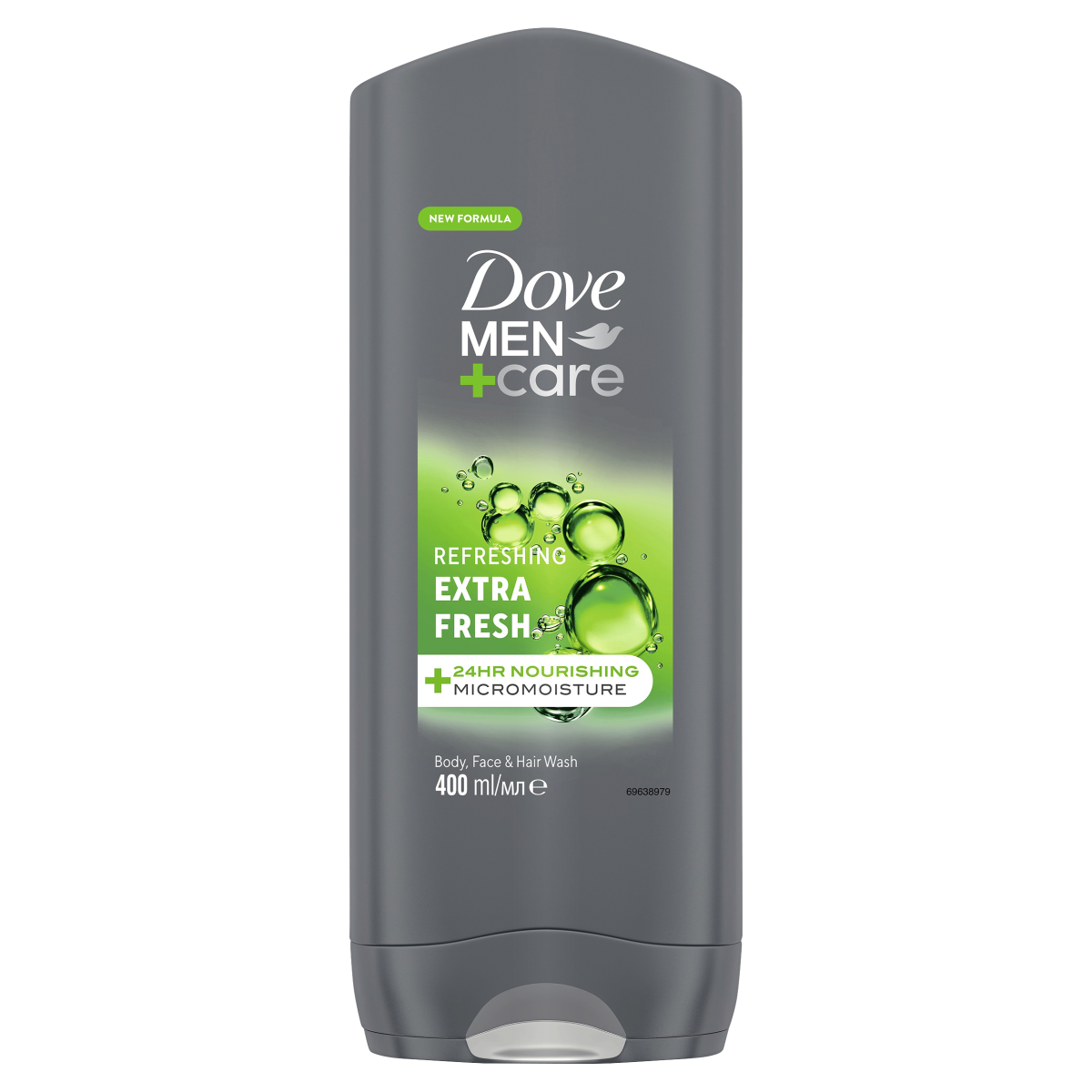 DOVE MEN+CARE EXTRA FRISCHES DUSCHGEL 3 IN 1 400 ML - Biolaboratorium