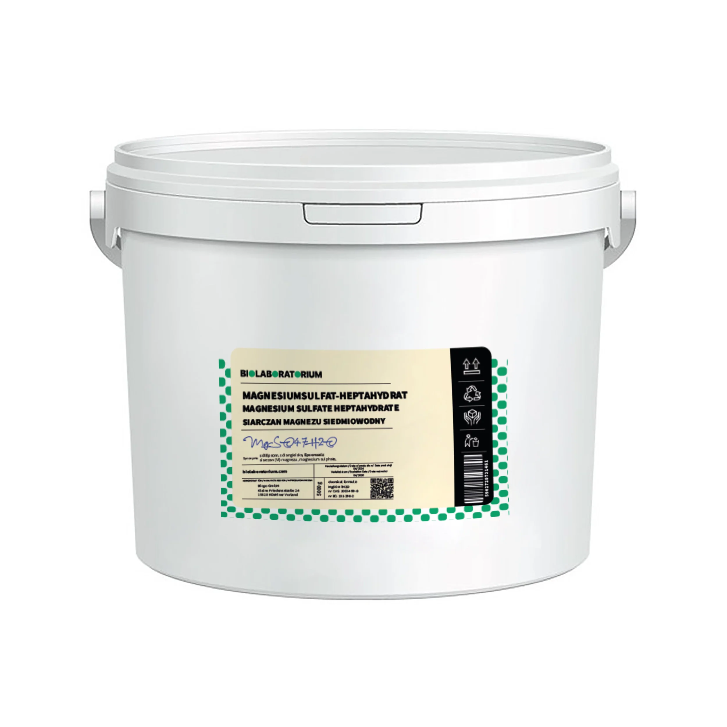 Bittersalz Magnesiumsulfat Heptahydrat 1000g BioLaboratorium - Biolaboratorium