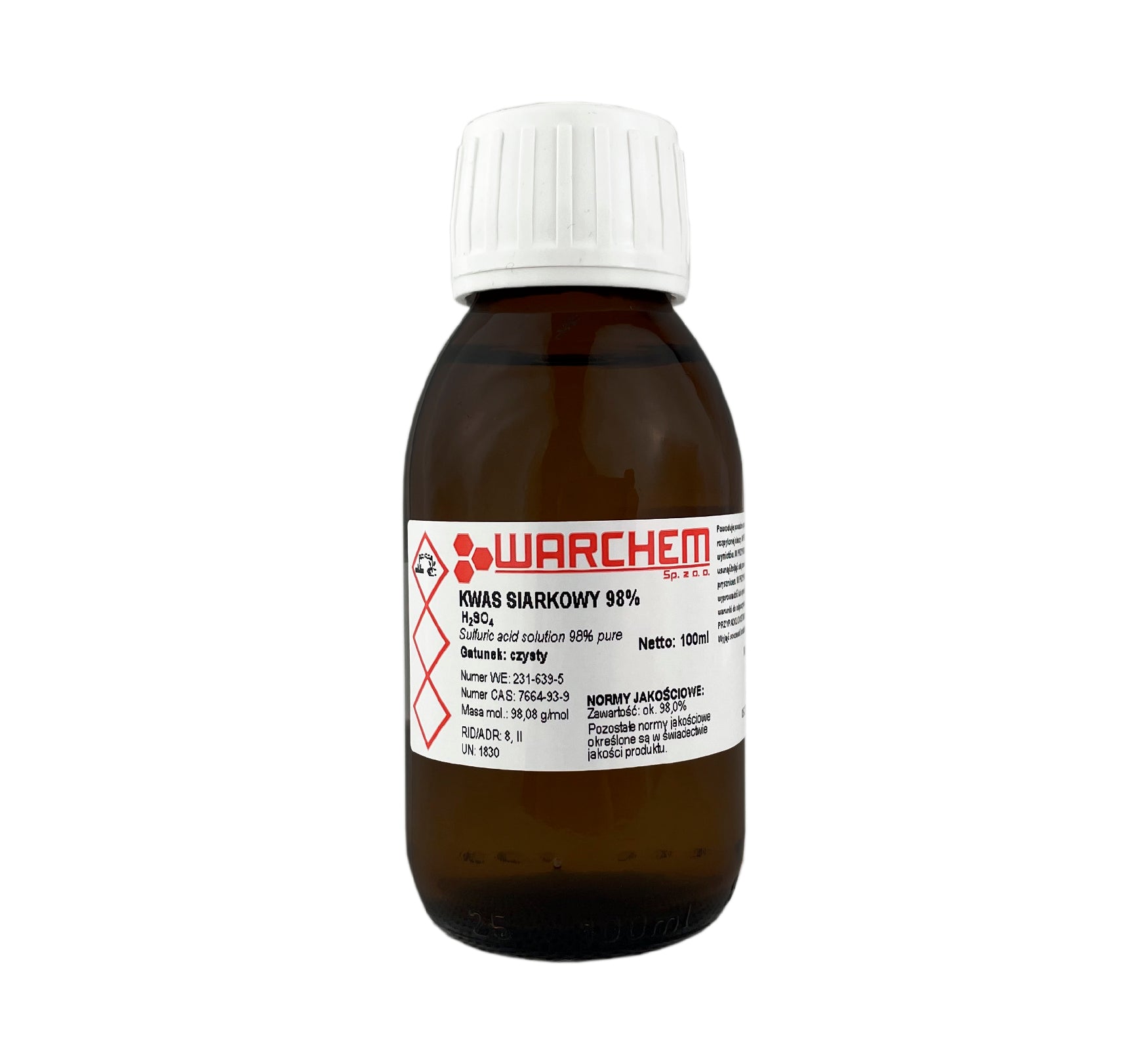 SCHWEFELS URE 98 Rein 100ml WARCHEM SCHWEFELS URE 98 Rein 100ml WARCHEM