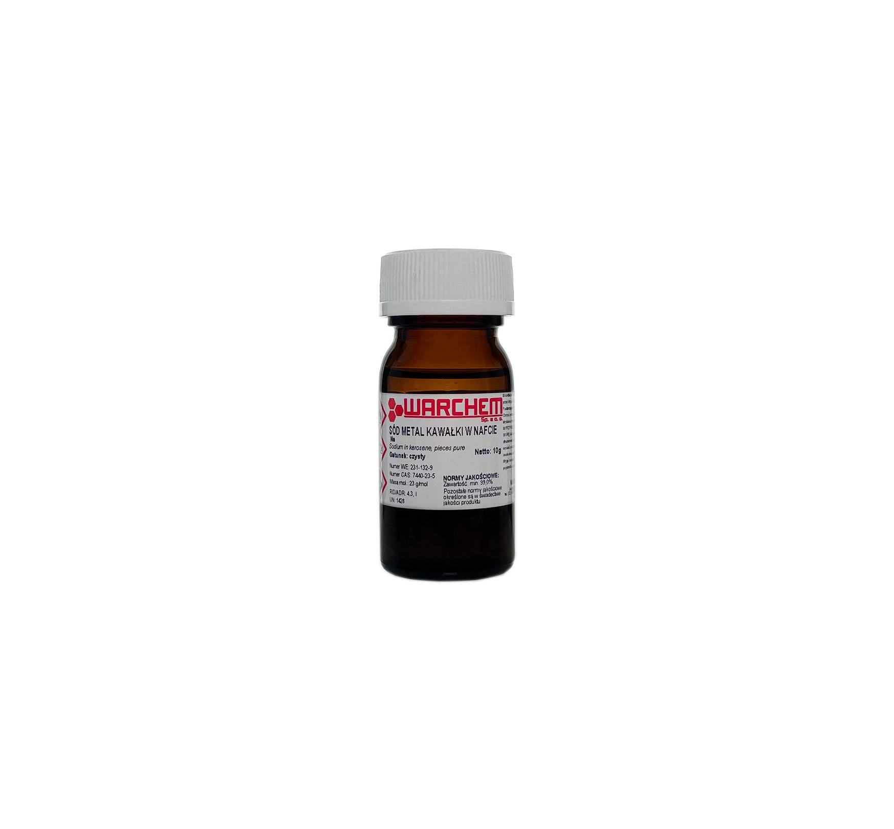 Natriummetallische Punches von WARCHEM, 10g, chemisches Produkt, metallische Form, für wissenschaftliche oder technische Anwendungen