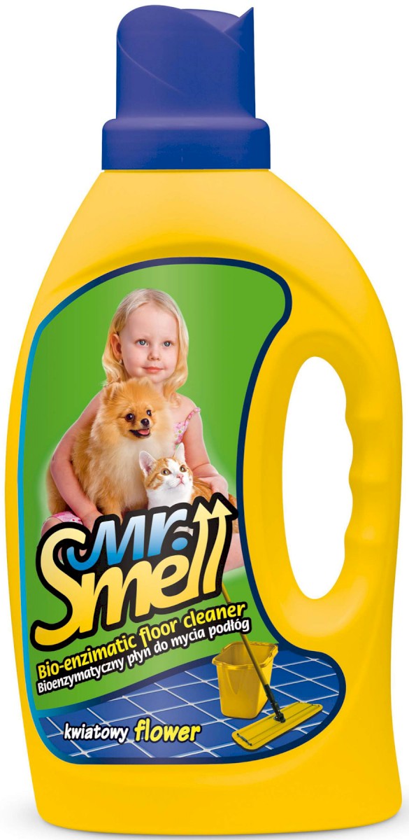BIOENZYMATIC FLOOR CLEANER Blumenduft 1 l - MR SMELL - Biolaboratorium