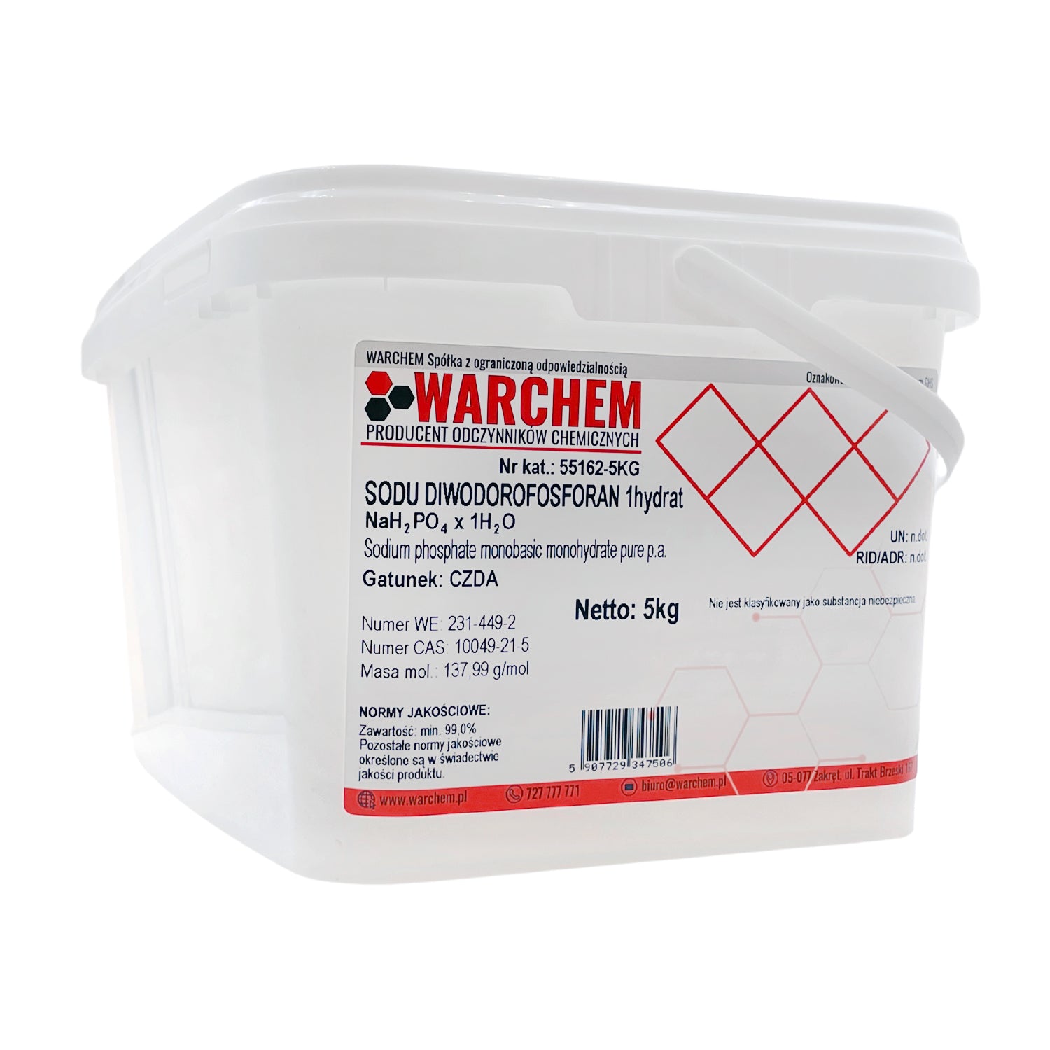 Natriumhydrogenphosphat 10hydrat - CZDA 1kg WARCHEM main image 0