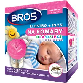 BROS ELEKTRO + MOSQUITO FLÜSSIGKEIT FÜR KINDER AB 1 JAHR 40 ML - Biolaboratorium