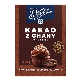 E.WEDEL DUNKLER KAKAO AUS GHANA 80 G - Biolaboratorium