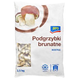 ARO BRAUNE PILZE GEFRORENE WÜRFEL 2,5 KG - Biolaboratorium