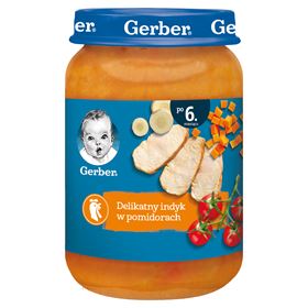 GERBER ZARTER TRUTHAHN IN TOMATEN NACH 6 MONATEN 190 G - Biolaboratorium