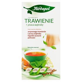 HERBAPOL VERDAUUNG + LEBERARBEIT NAHRUNGSERGÄNZUNGSMITTEL KRÄUTERTEE 40 G (20 X 2 G) - Biolaboratorium