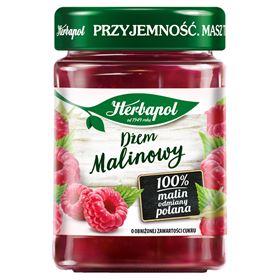 HERBAPOL HIMBEERMarmelade mit reduziertem Zuckergehalt 280 g - Biolaboratorium
