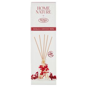 Duftender Kleiderschrank HOME NATURE DEKORATIVER LUFTERFRISCHER VANILLE & ROTER PFEFFER 90 ML - Biolaboratorium