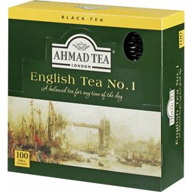 AHMAD TEE ENGLISCHER TEE NR. 1 SCHWARZER TEE 100 UMSCHLAG - Biolaboratorium